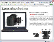 クリックするとLensbabiesホームページ(米)へ