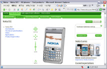 Nokia E61 (クリックすると製品情報ページへ)