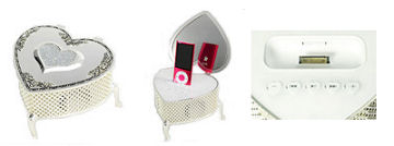 iHeart Jewelry Box Speaker for iPod