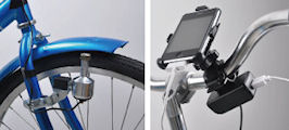 USB自転車ダイナモ充電器