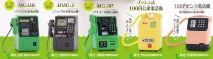 NTT東日本 NTT西日本 公衆電話ガチャコレクション 番外編