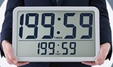 ザラージ リモコン付きダブルタイマークロック